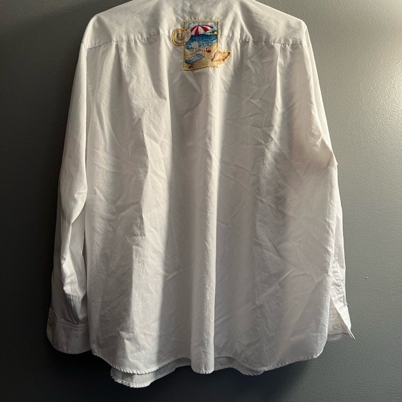 The Quacker Factory 2X themed button up - Picture 3 of 5